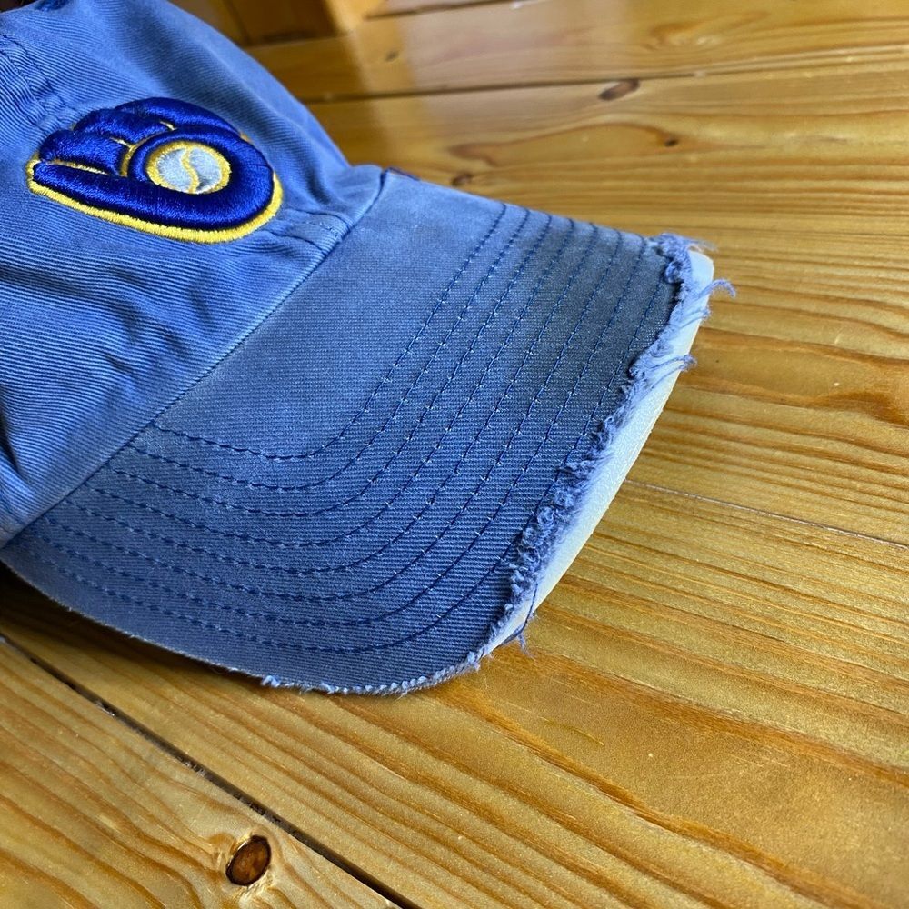 Y2K Brewers Baseball Hat Distressed - Picture 2 of 6